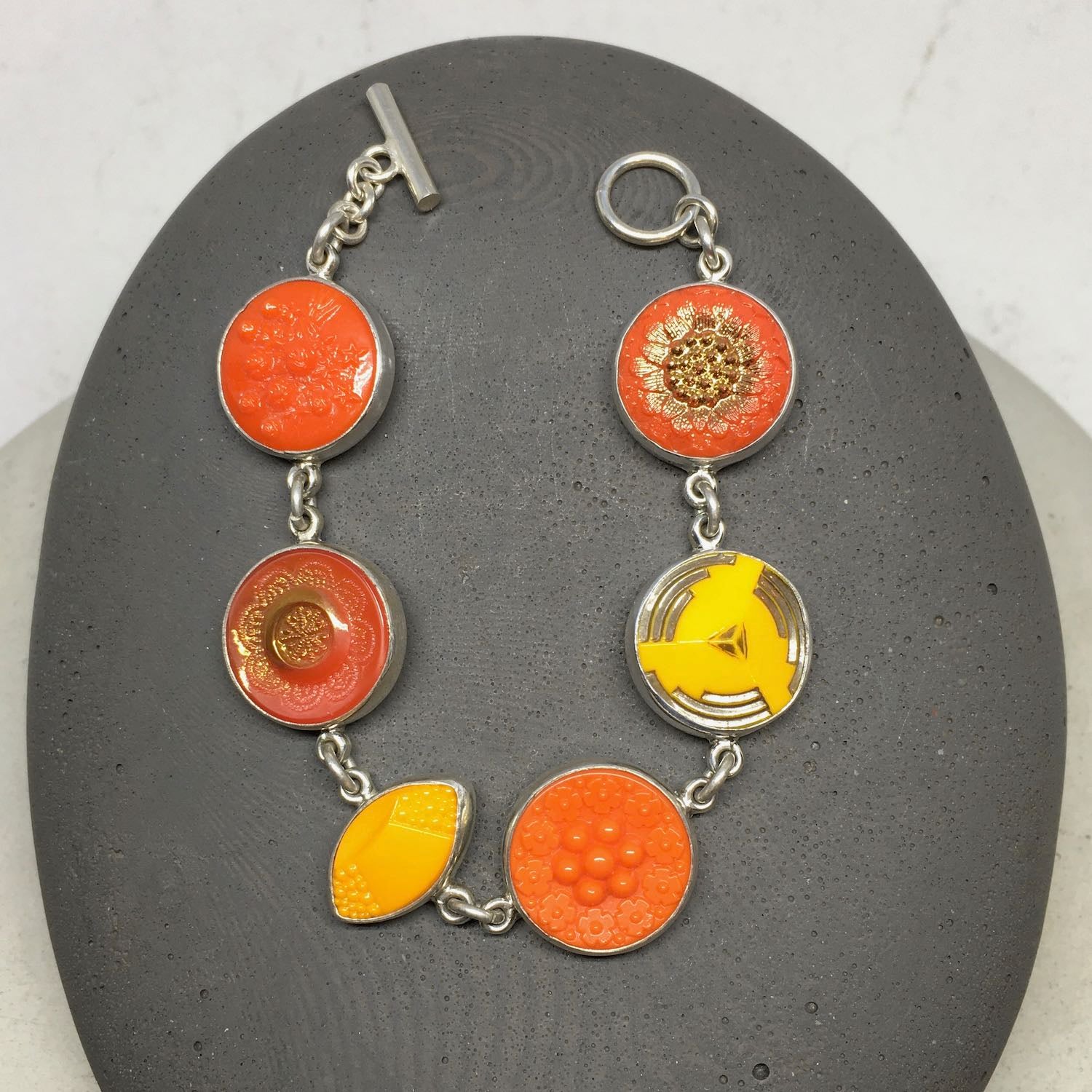 Antique discount button jewelry