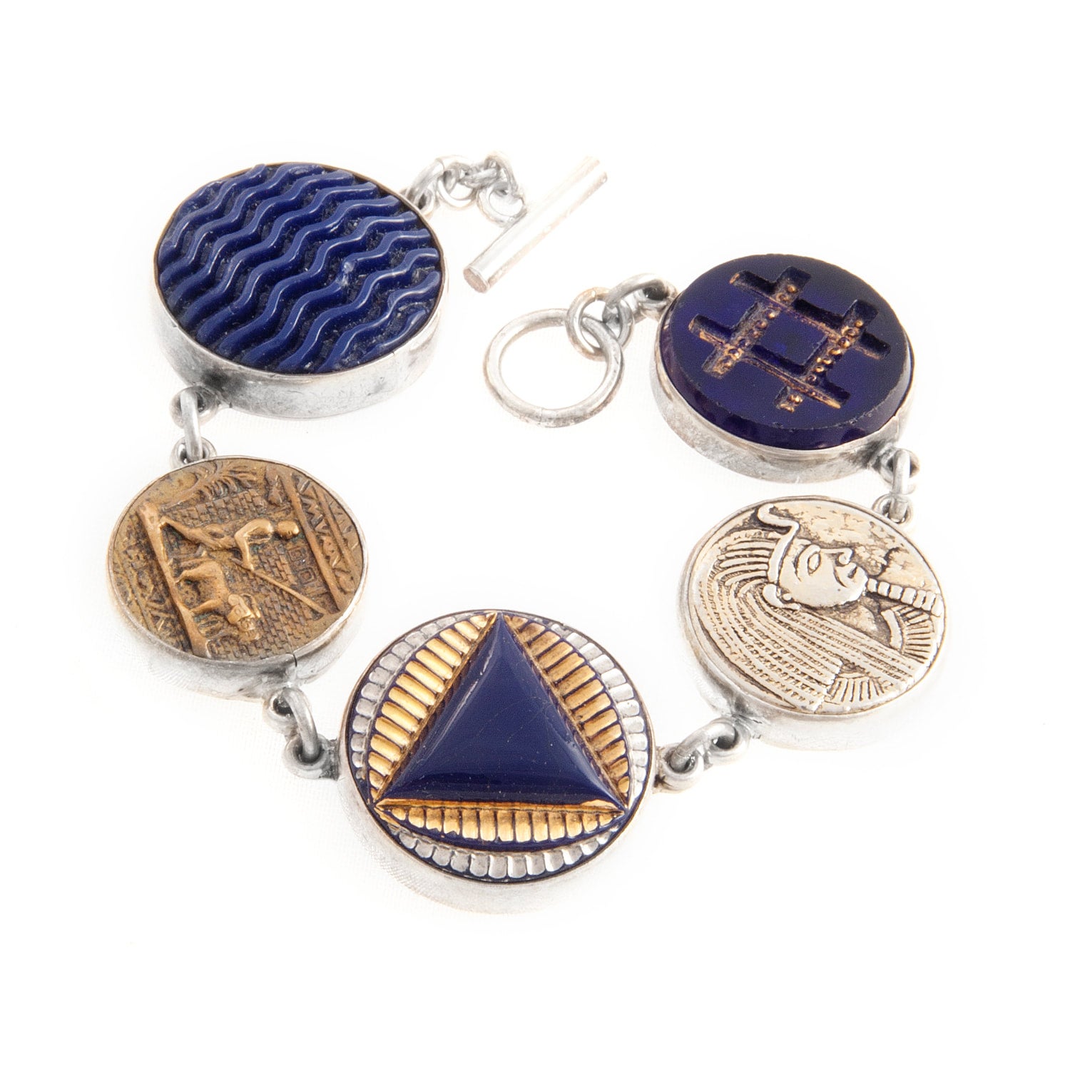 Llife BOTTON BRACELET Grand Egyptian Button Bracelet | Buttonist