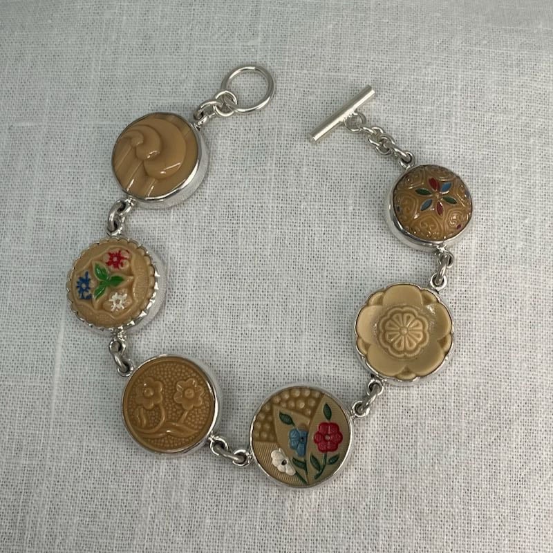 Antique Button Braclets Buttonist Antique Button Jewelry